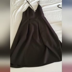 Elia Cher Black Strappy Dress